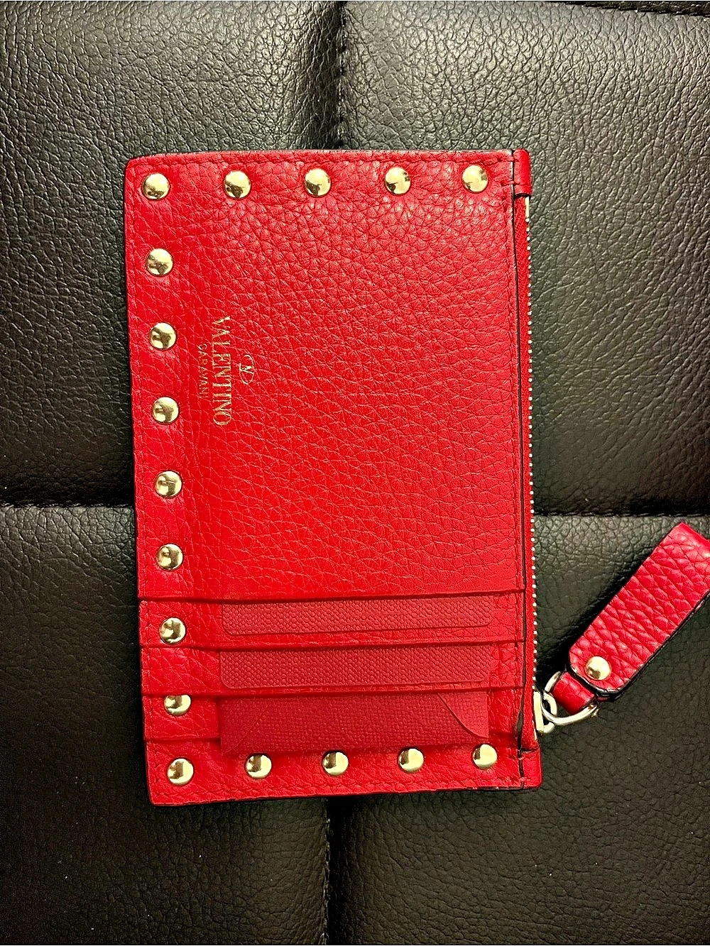 Valentino Garavani Rockstud Wallets Red Size One Size